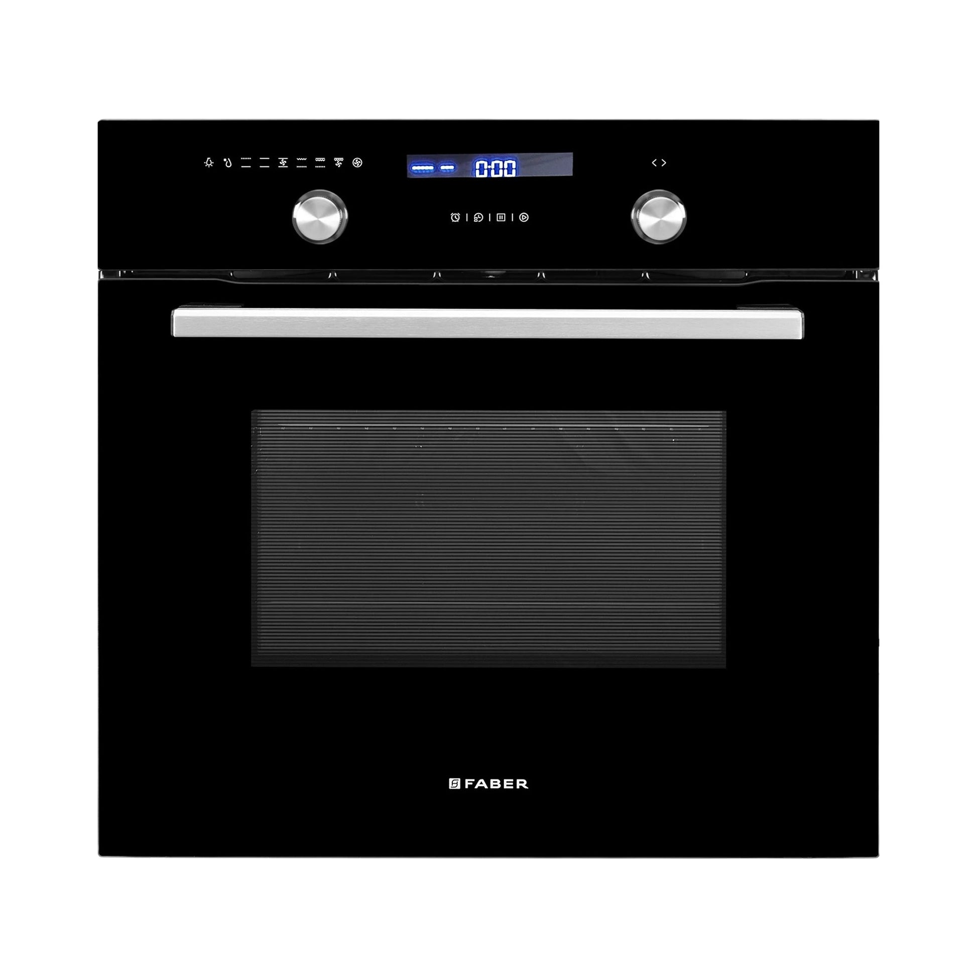 Faber Built In Oven FBIO 75L 9F BK + Faber Built-In Microwave FBI MWO 20 SG BK + Faber 75 cm Wall Mounted Chimney Gen-I Series DAZZLE BLDC FL HC BK 75 + Faber 75 cm 3 Burner Hob Bella Series BELLA HT 753 BR AI + Faber Free Standing Dishwasher FFSD 6PR 12S NEO BK with 12 Place Settings