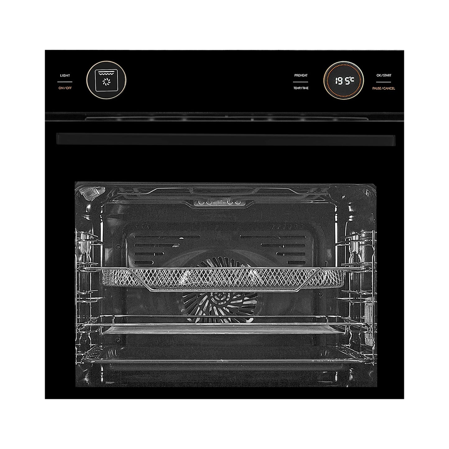 Faber Built In Oven FBIO 81L 10F DIGI BK + Faber Built-In Convection Microwave FBI MWO 34 CGS BK