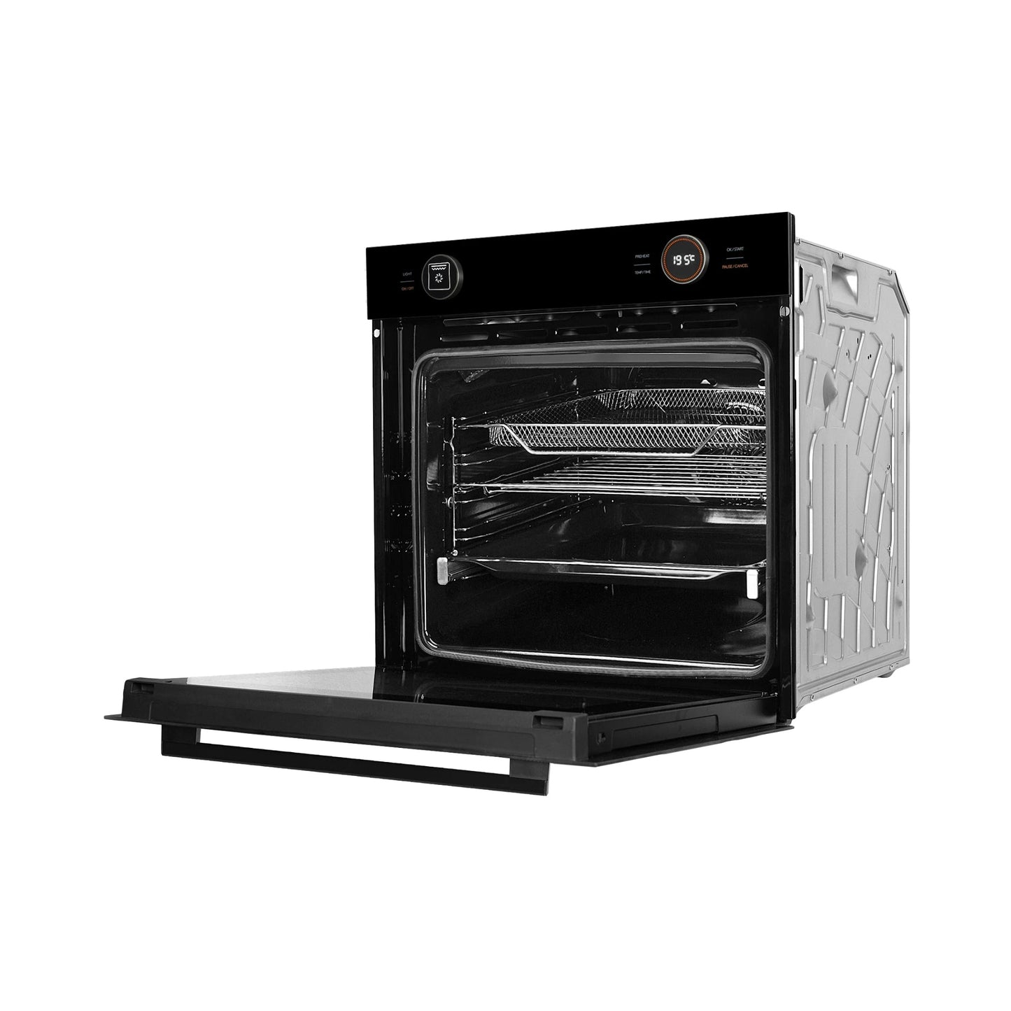 Faber Built In Oven FBIO 81L 10F DIGI BK + Faber Built-In Microwave FBI MWO 25 SG