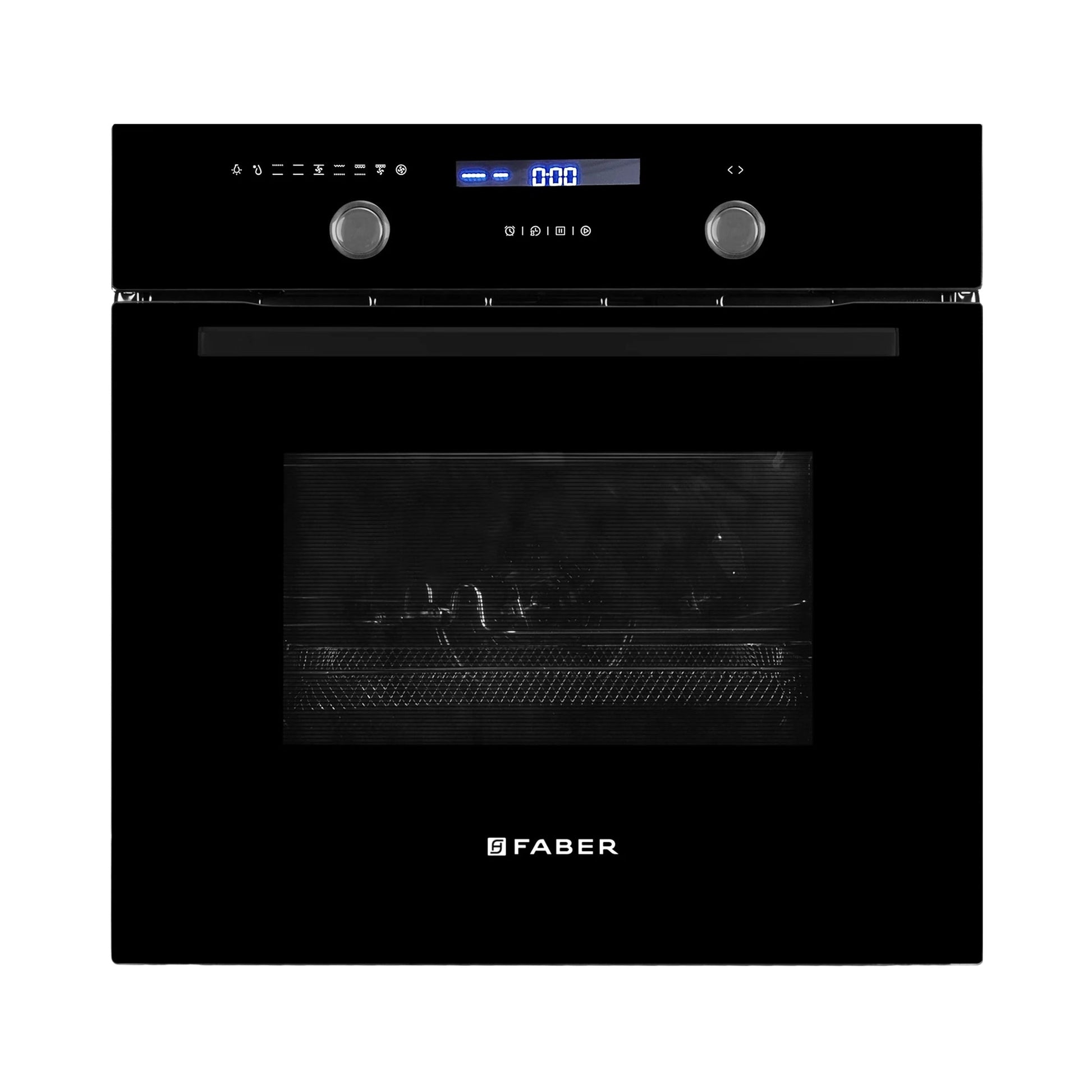 Faber Built In Oven FBIO 82L 11F AF BK + Faber Built-In Microwave FBI MWO 25 SG + Faber 60 cm Wall Mounted Chimney Gen-I Series COMET BLDC FL HC BK 60 + Faber 70 cm 4 Burner Hob Bella Series BELLA HT 704 BR AI + Faber Built In Dishwasher FBID 8PR 14S with 14 Place Settings