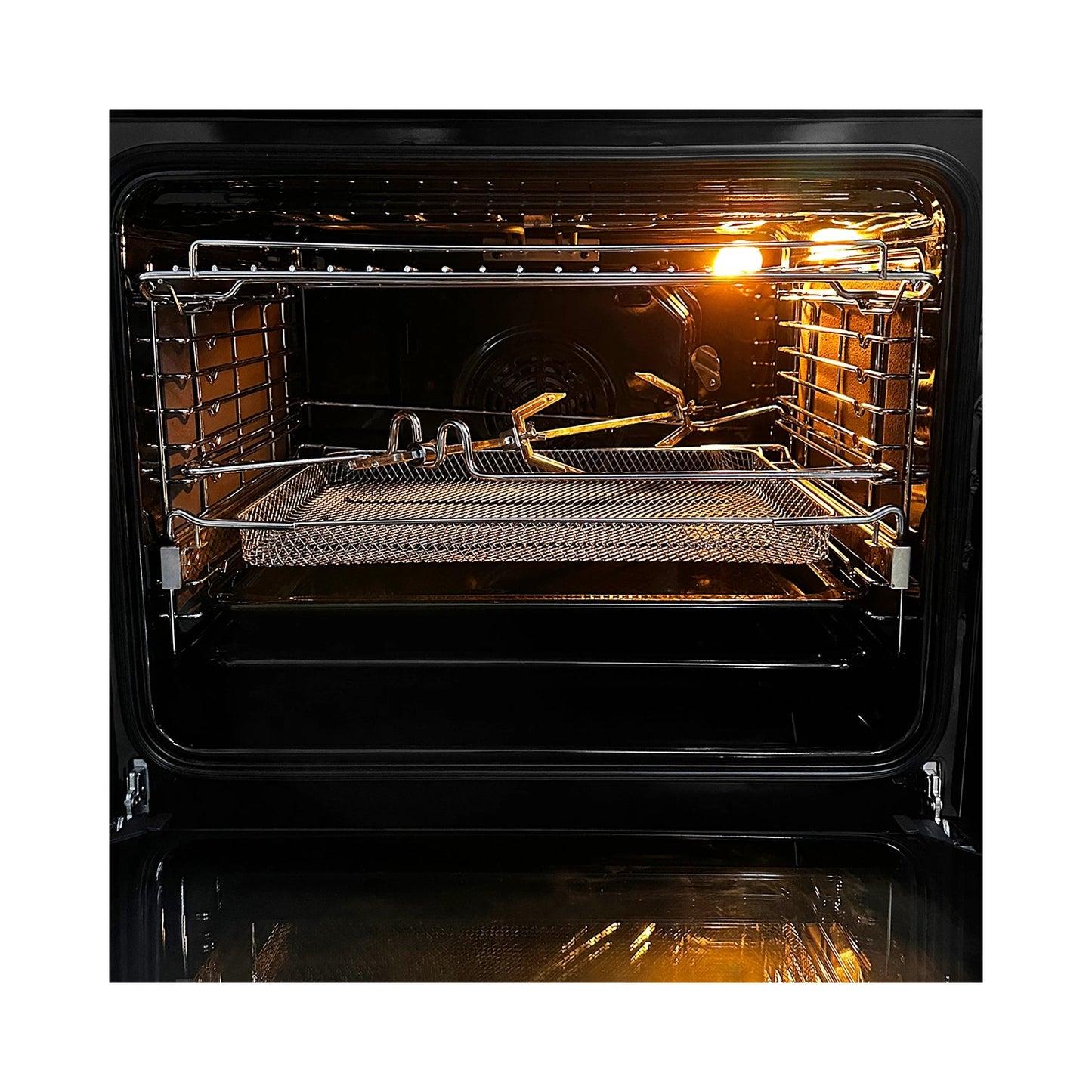 Faber Built In Oven FBIO 82L 11F AF BK + Faber Built-In Microwave FBI MWO 20 SG BK