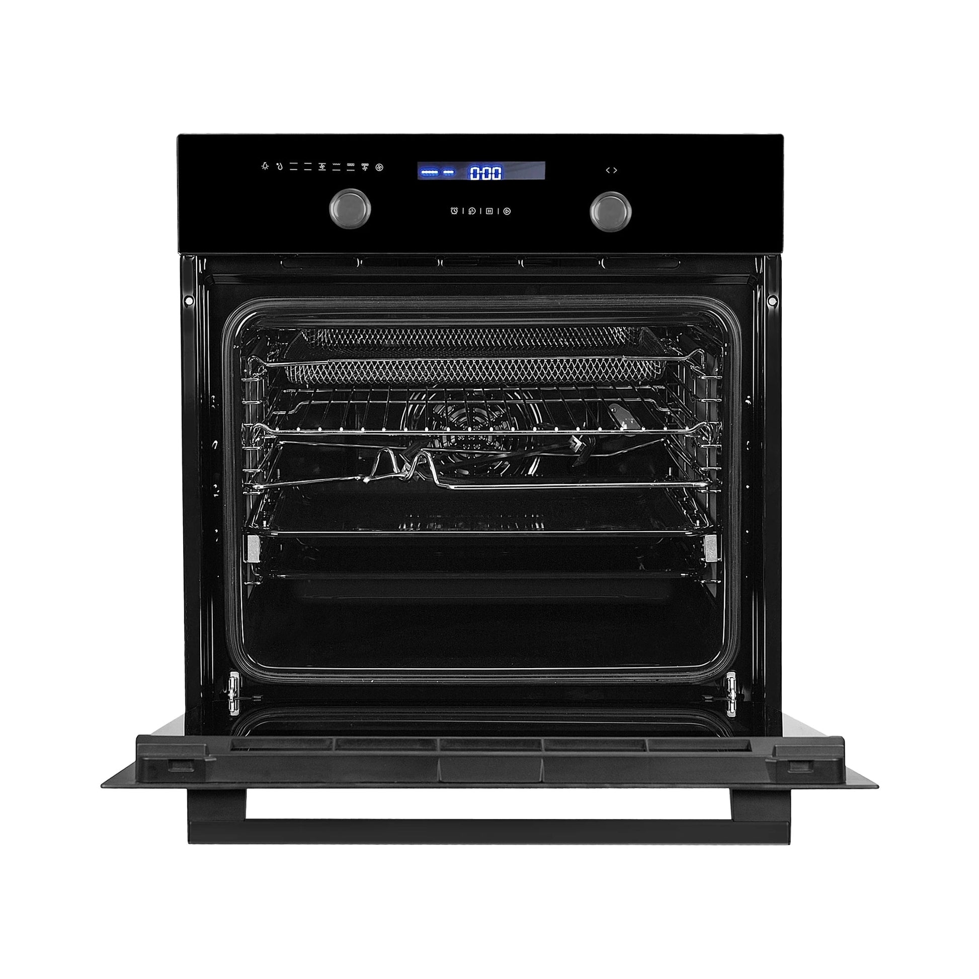 Faber Built In Oven FBIO 82L 11F AF BK + Faber Built-In Microwave FBI MWO 25 SG + Faber 90 cm Wall Mounted Chimney Gen-I Series COMET BLDC FL HC BK 90 + Faber 90 cm 4 Burner Hob Bella Series BELLA HT 904 BR AI FFD + Faber Free Standing Dishwasher FFSD 6PR 12S NEO BK with 12 Place Settings