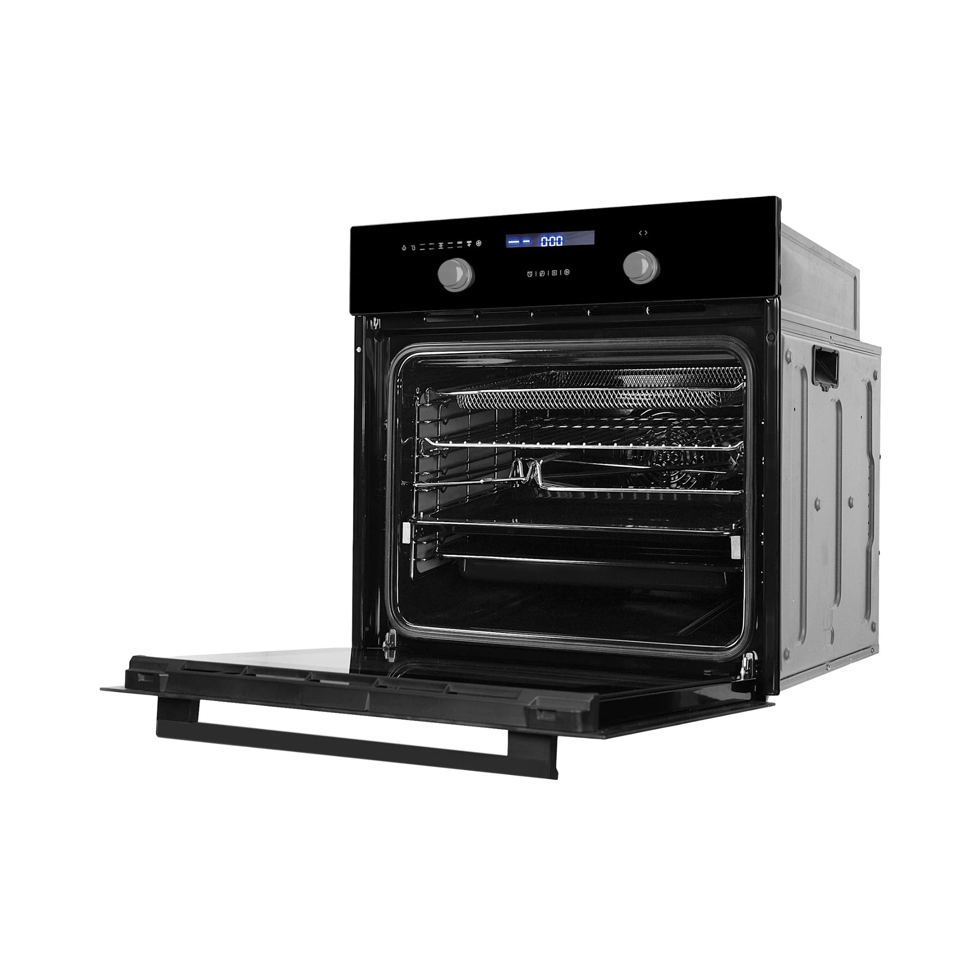 Faber Built In Oven FBIO 82L 11F AF BK + Faber Built-In Microwave FBI MWO 25 SG + Faber 60 cm Wall Mounted Chimney Gen-I Series COMET BLDC FL HC BK 60 + Faber 70 cm 4 Burner Hob Bella Series BELLA HT 704 BR AI + Faber Built In Dishwasher FBID 8PR 14S with 14 Place Settings