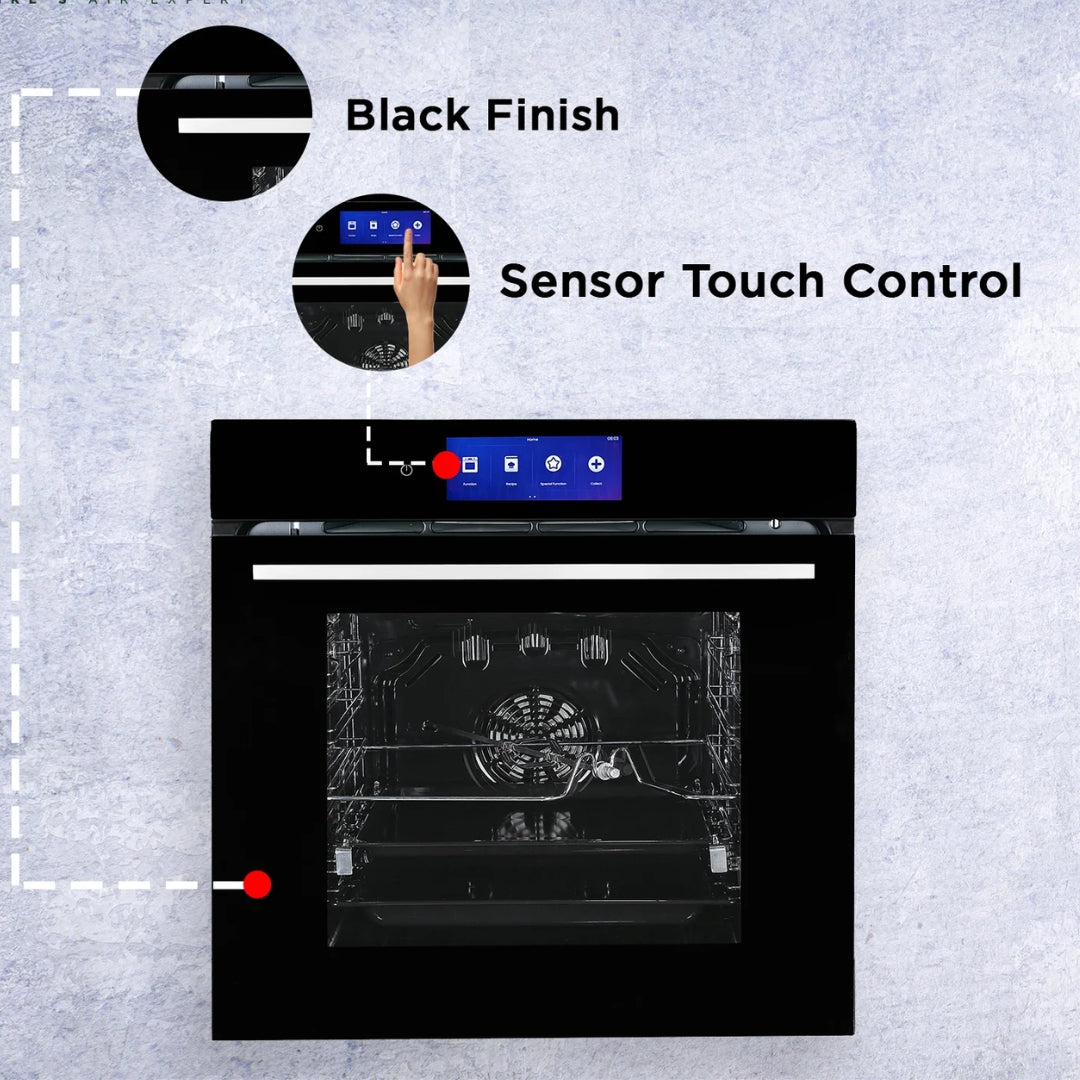 Faber Built In Oven With Air Fryer FBIO 83L 18F TFT BK N + Faber Built-In Convection Microwave FBI MWO 34 CGS BK