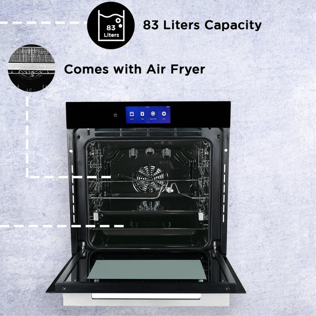 Faber Built In Oven With Air Fryer FBIO 83L 18F TFT BK N + Faber Built-In Convection Microwave FBI MWO 34 CGS BK