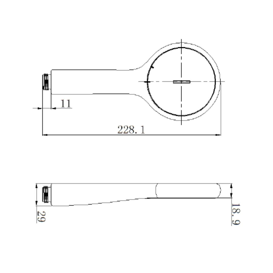 American Standard Single Flow Hand Shower FFASS505-000600BA0 - Chrome