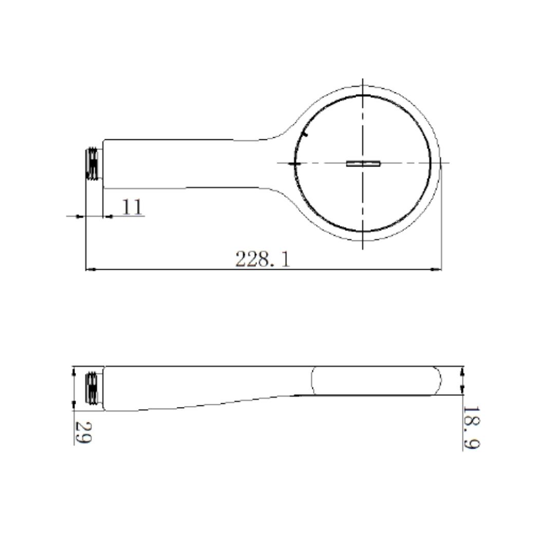 American Standard Single Flow Hand Shower FFASS506-000560BA0 - Chrome
