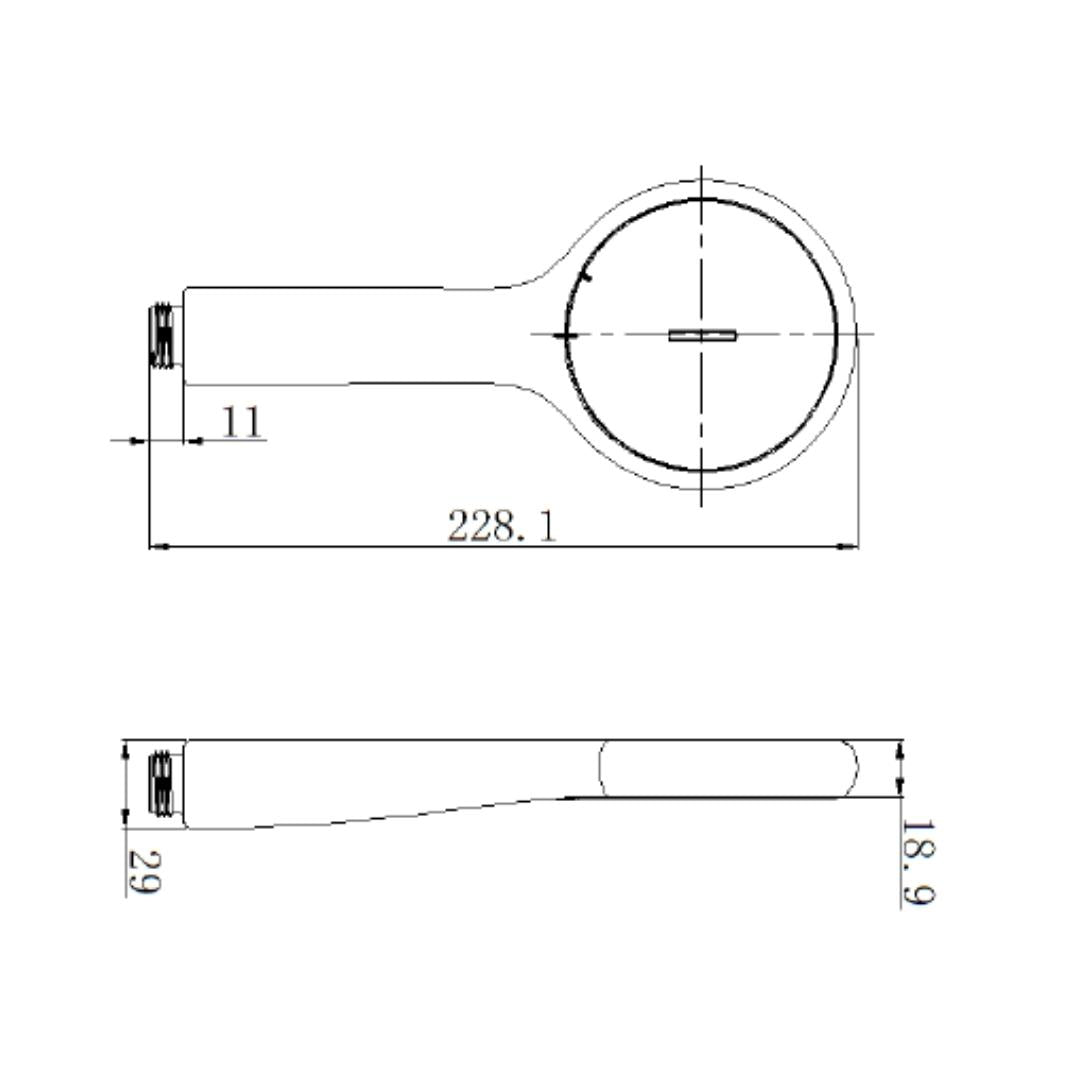 American Standard Single Flow Hand Shower FFASS506-000600BA0 - Chrome