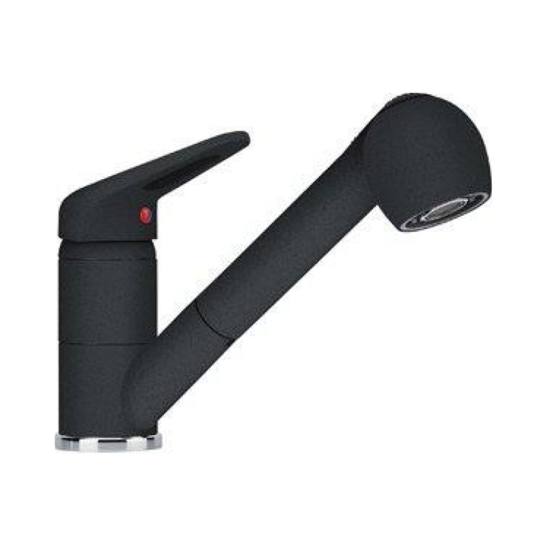 Franke Table Mounted Regular Kitchen Sink Mixer NOVARA-PLUS-SPRAY RMD 891 with Extractable Hand Shower Spout in Black Finish