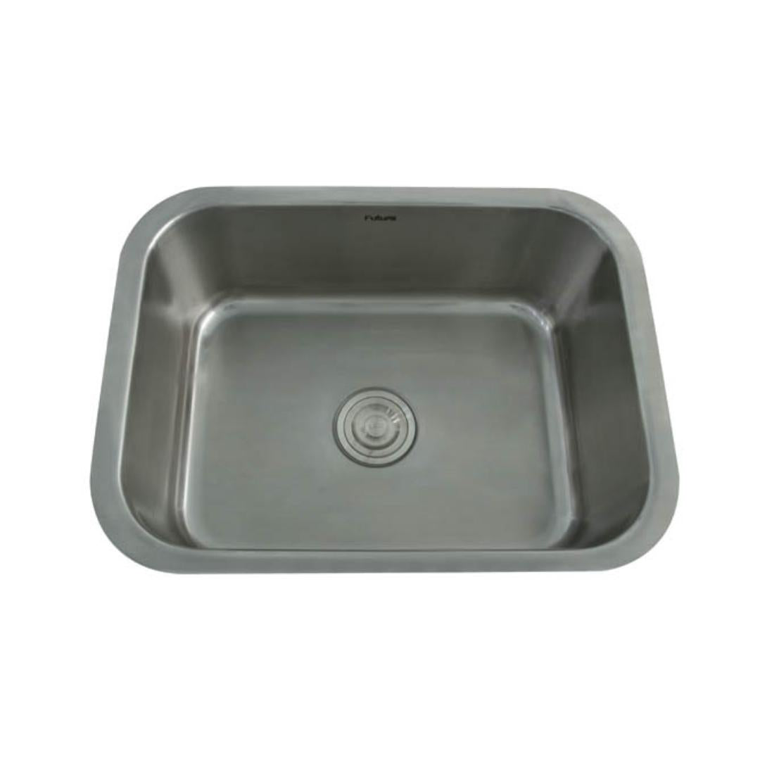 Futura Stainless Steel Sink Undermount Series SINGLE BOWL FS 502 A ( 24 x 18 inches ) - Satin