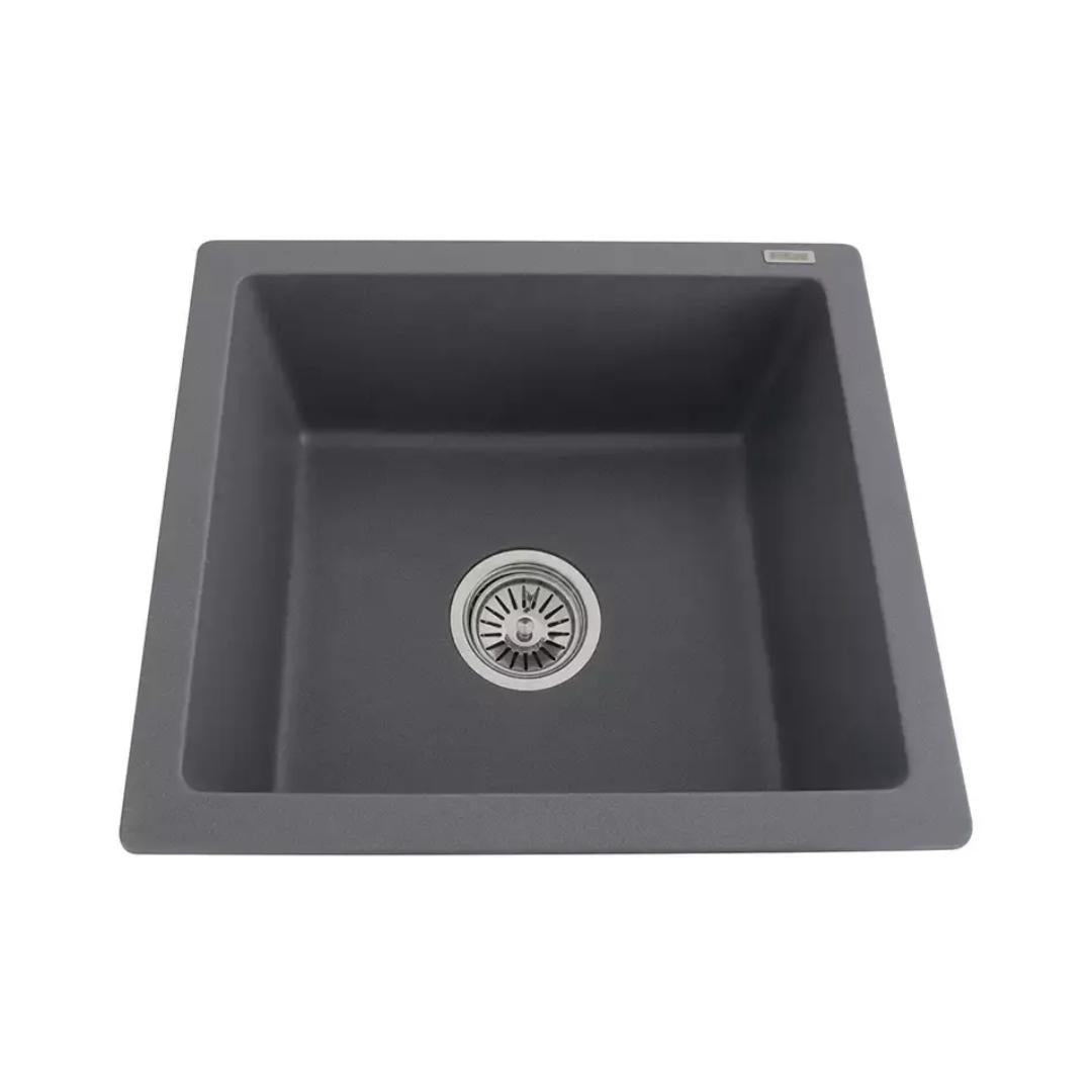 Futura Quartz Sink Natural Quartz Series FS 1816 NQ ( 18 x 16 inches ) - Grey