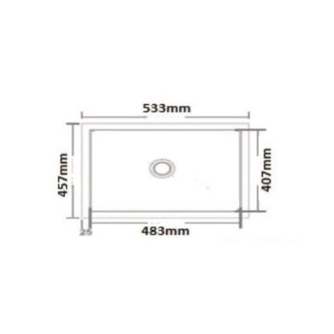 Futura Stainless Steel Sink Hand Carved Color Series SINGLE BOWL FS 2118 HM ( 21 x 18 inches ) - Black Satin