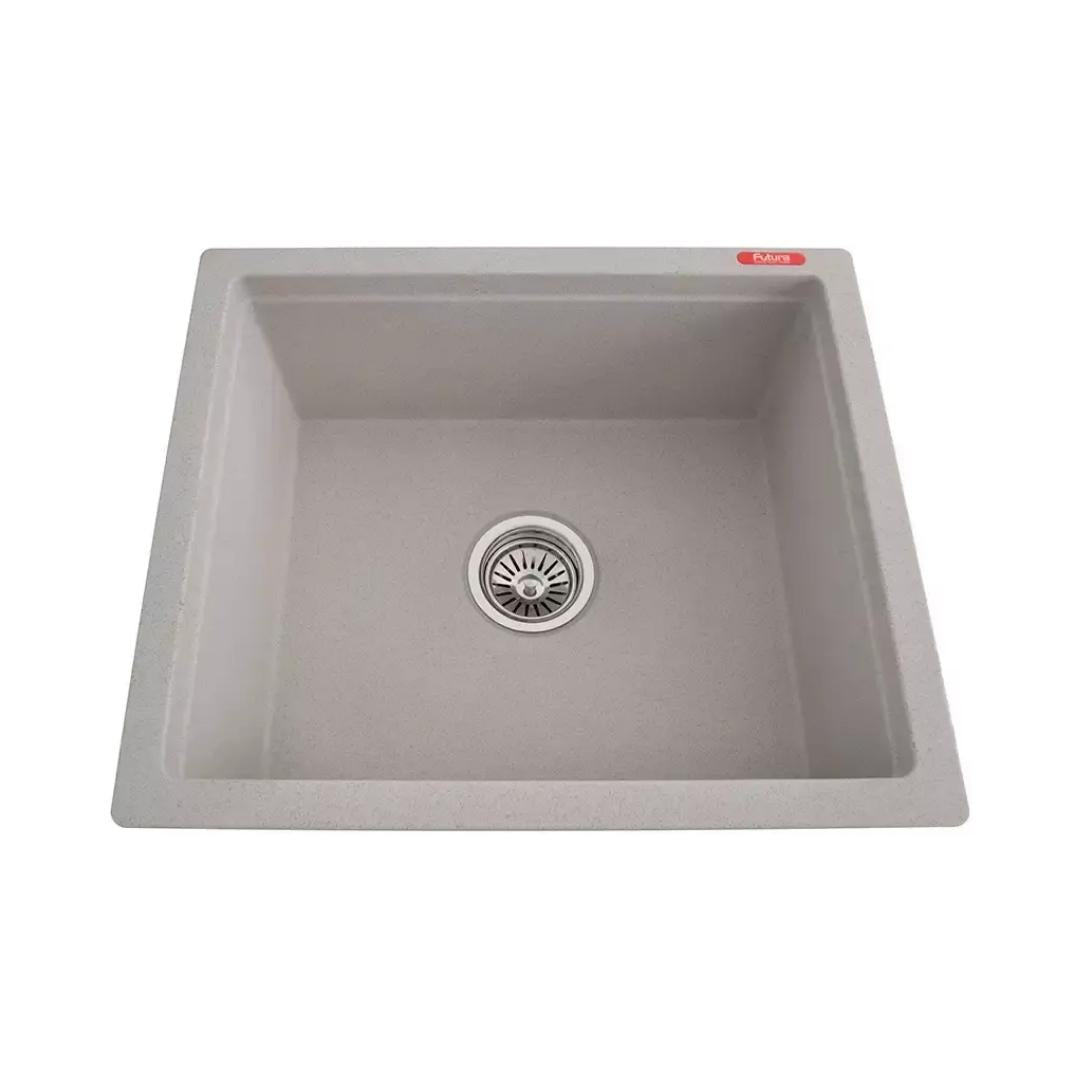 Futura Quartz Sink Natural Quartz Series FS 2118 NQ ( 21 x 18 inches ) - Wheat Spot