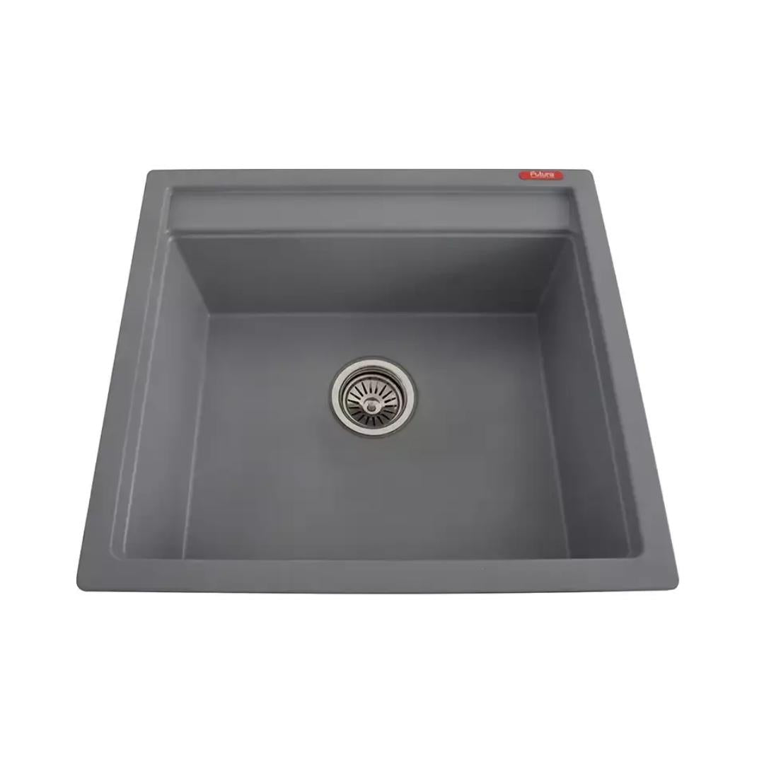 Futura Quartz Sink Natural Quartz Series FS 2220 NQ ( 22 x 20 inches ) - Grey