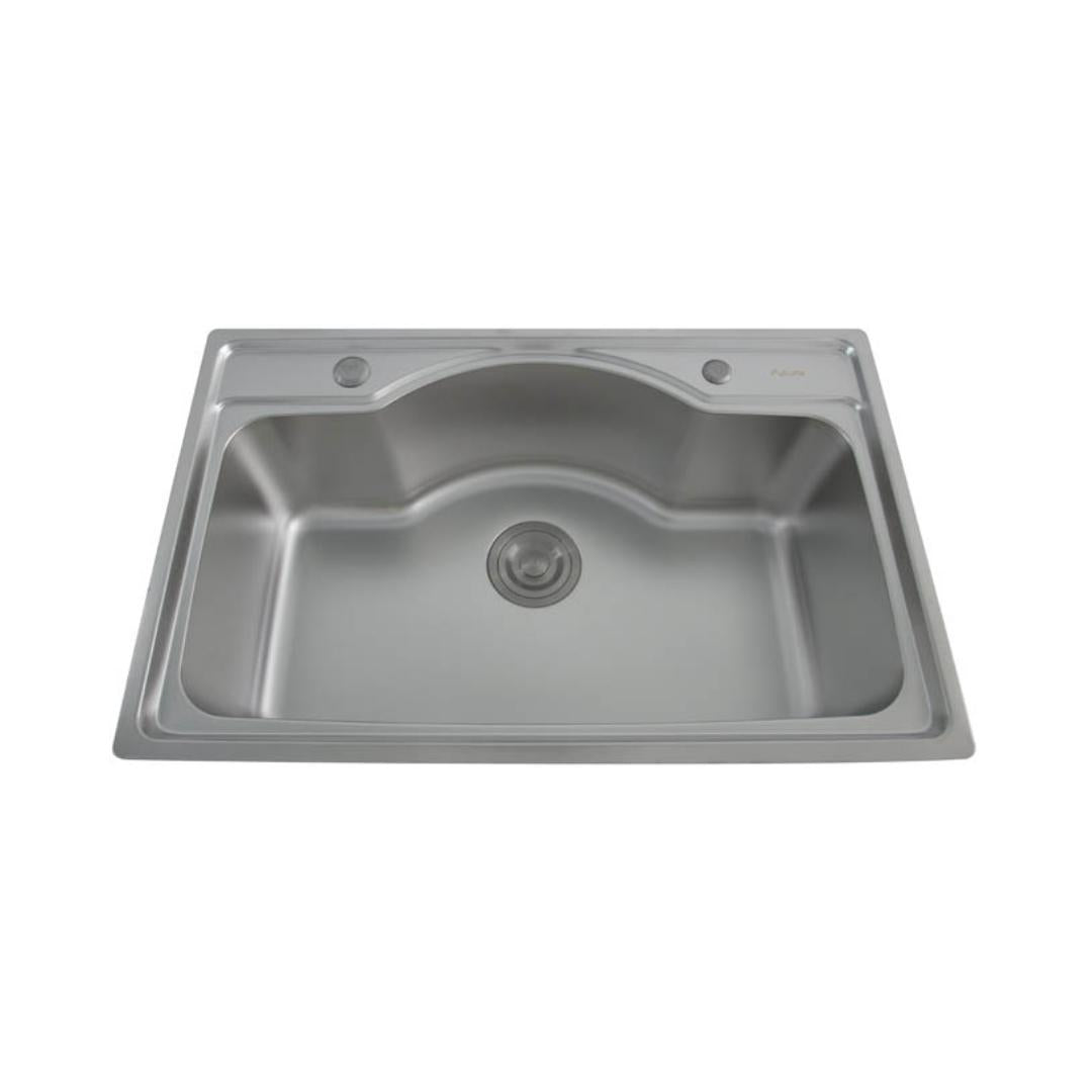 Futura Stainless Steel Sink Designer Series SINGLE BOWL FS 2718 ( 27 x 18 inches ) - Pearl