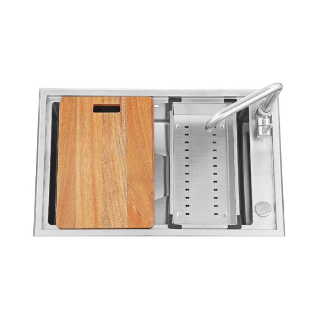 Futura Stainless Steel Sink Intelligent Series SINGLE BOWL FS 2818 IS ( 28 x 18 inches ) - Brush