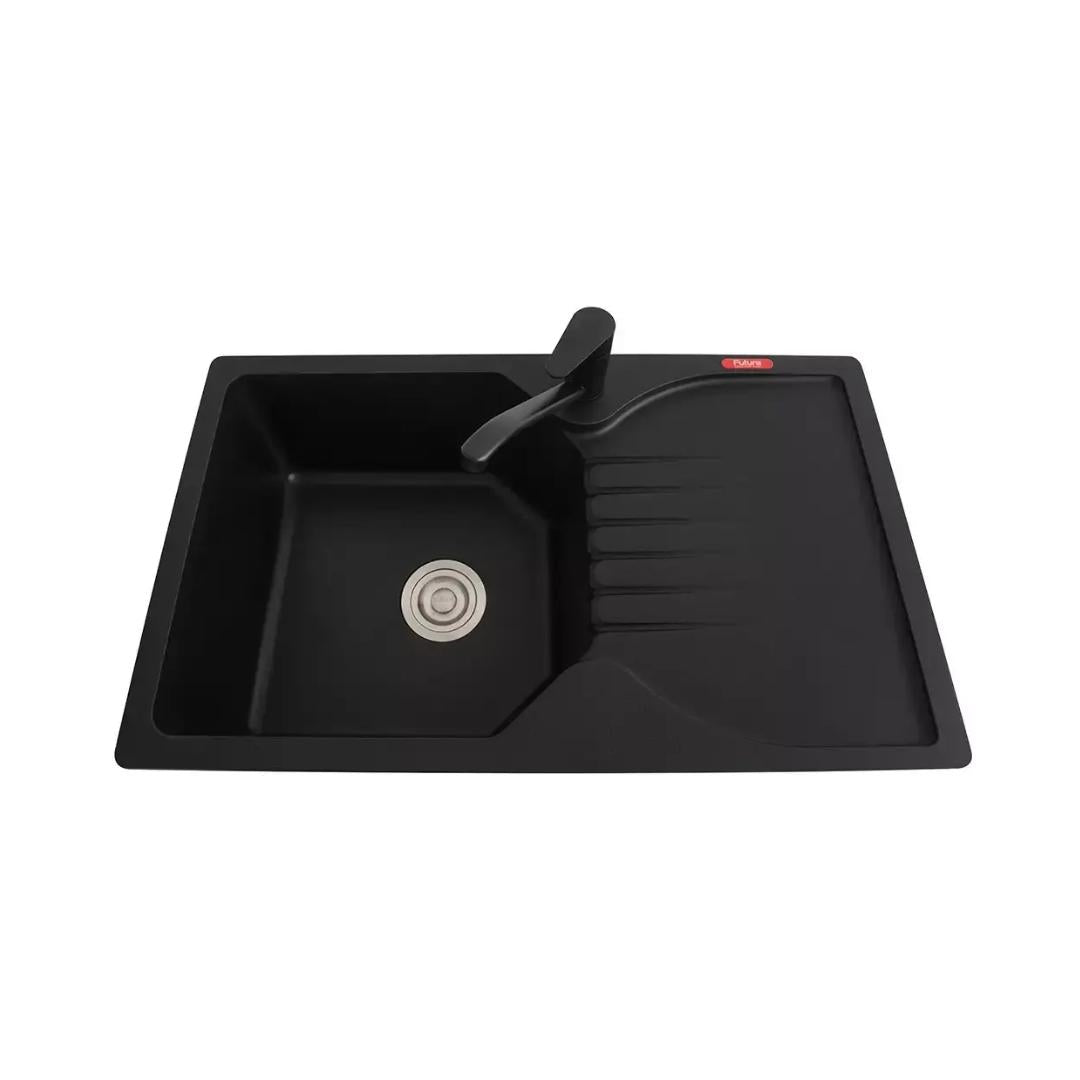 Futura Quartz Sink Natural Quartz Series FS 3219 NQ ( 32 x 19 inches ) - Black