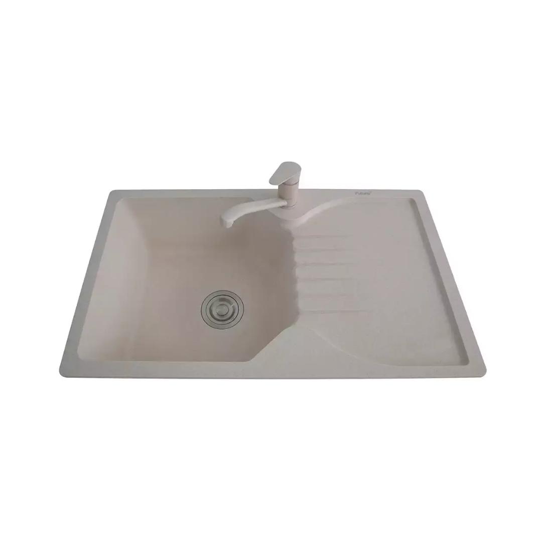 Futura Quartz Sink Natural Quartz Series FS 3219 NQ ( 32 x 19 inches ) - Wheat Spot
