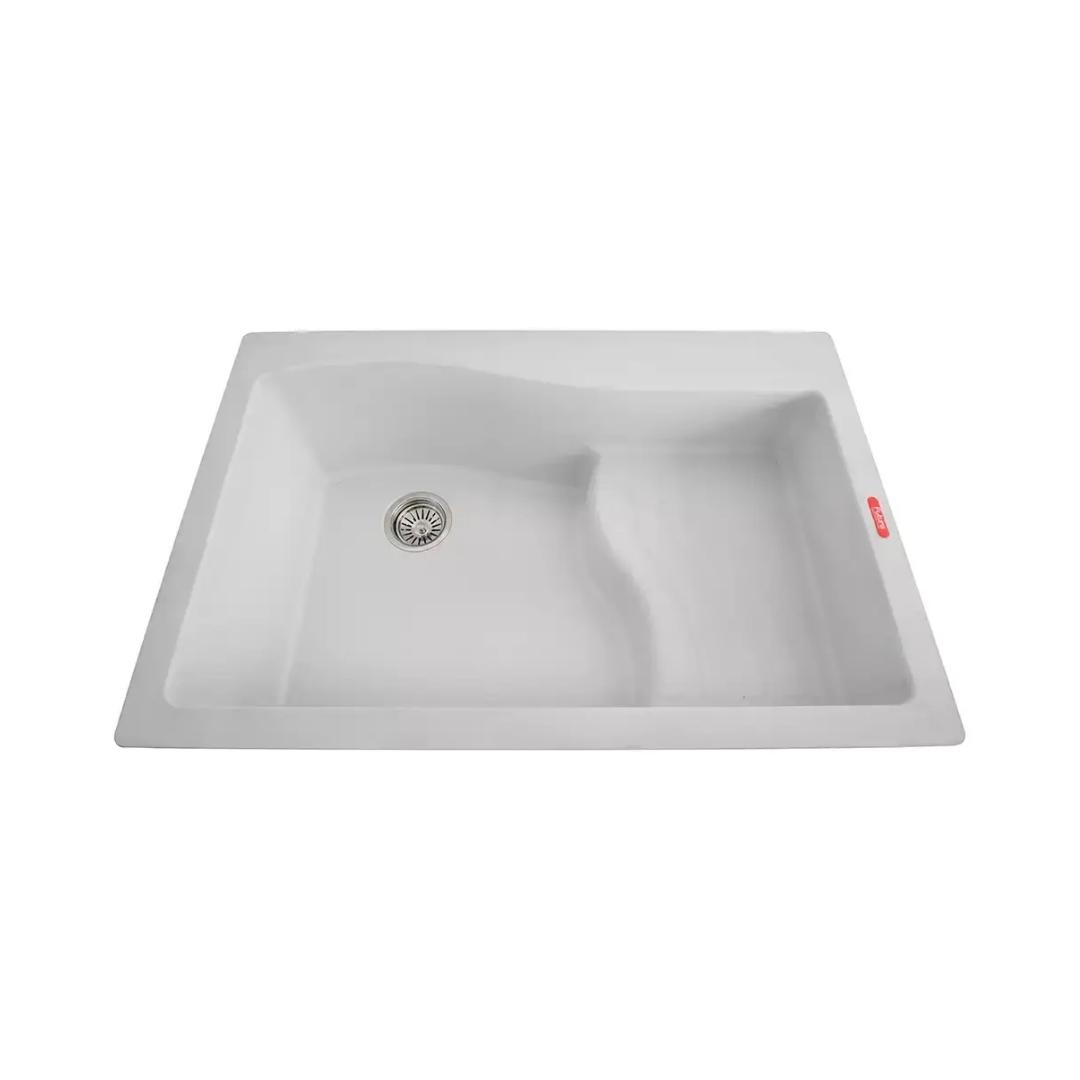 Futura Quartz Sink Natural Quartz Series FS 3322 NQ ( 33 x 22 inches ) - White