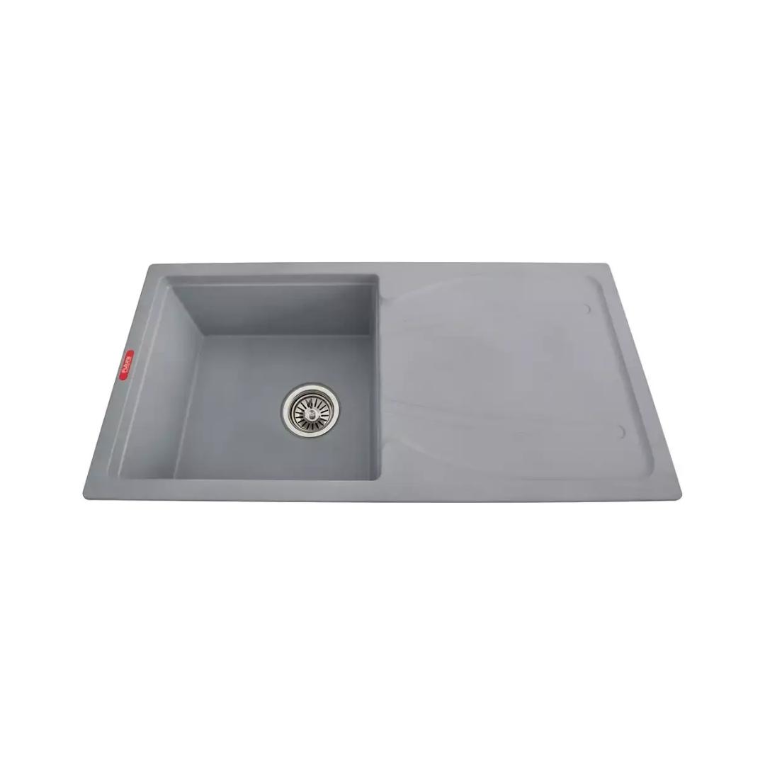 Futura Quartz Sink Natural Quartz Series FS 3417 NQ ( 34 x 17 inches ) - Grey