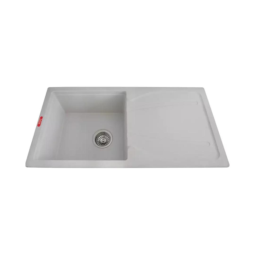 Futura Quartz Sink Natural Quartz Series FS 3417 NQ ( 34 x 17 inches ) - White