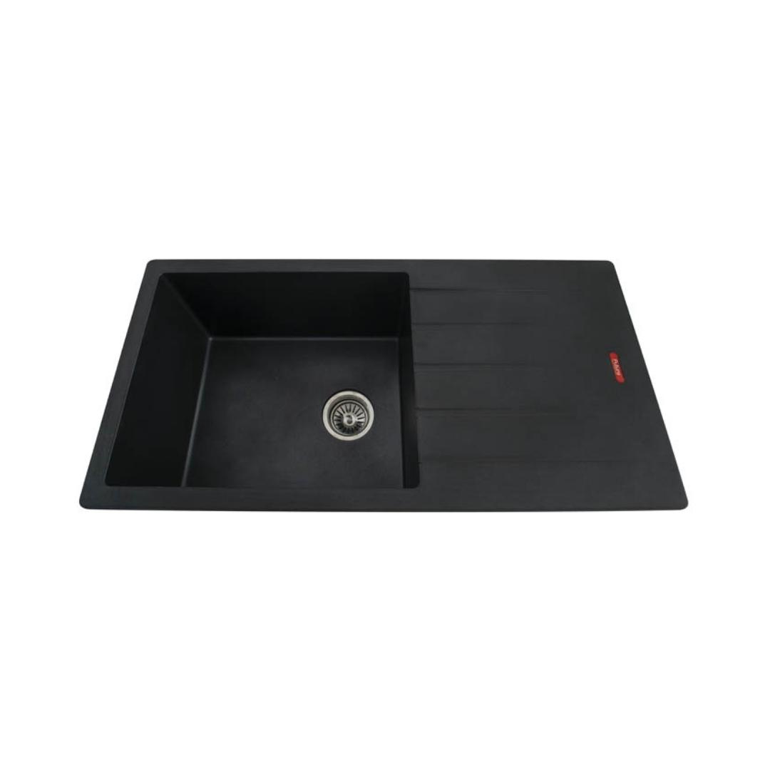 Futura Quartz Sink Natural Quartz Series FS 3618 NQ ( 36 x 18 inches ) - Black
