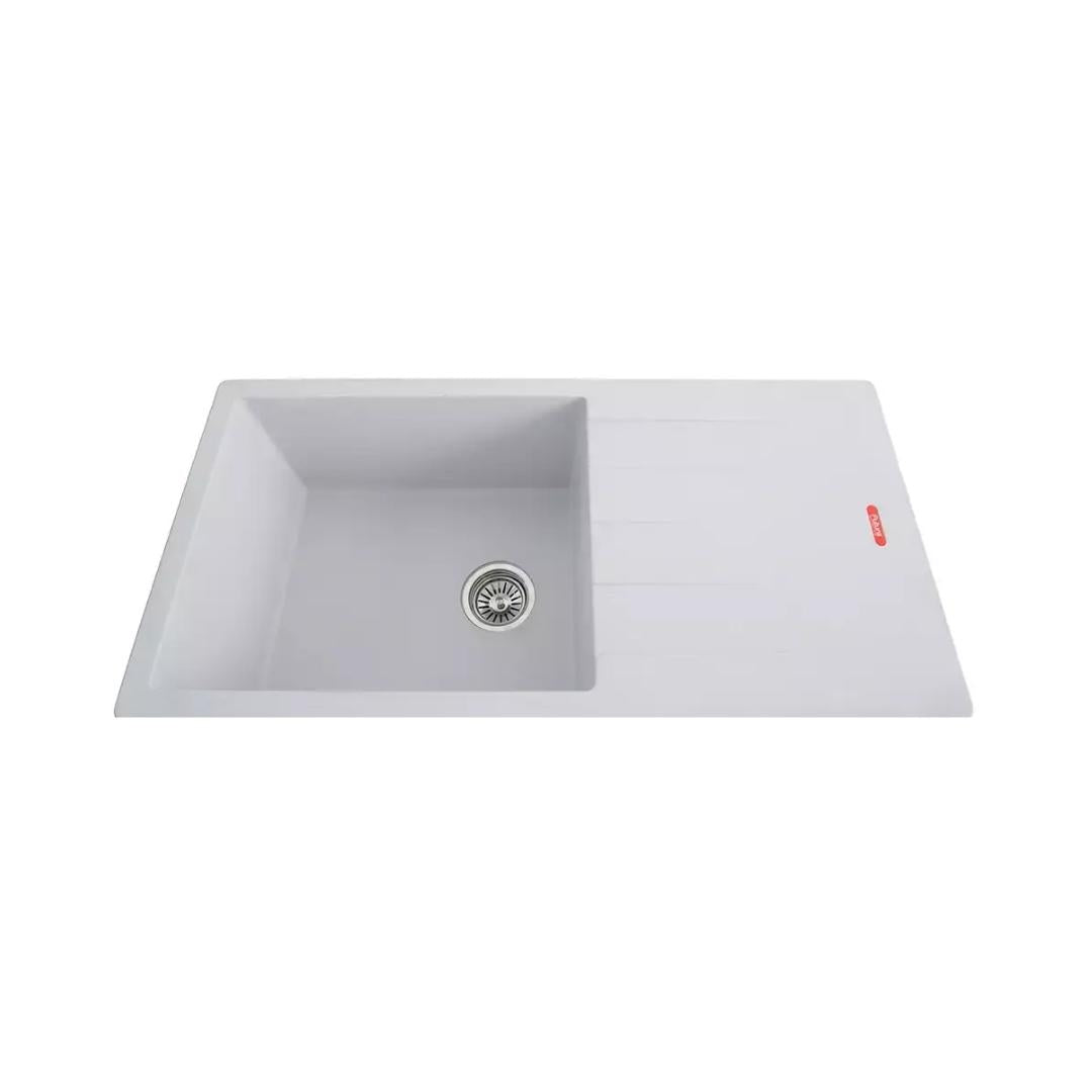 Futura Quartz Sink Natural Quartz Series FS 3618 NQ ( 36 x 18 inches ) - White