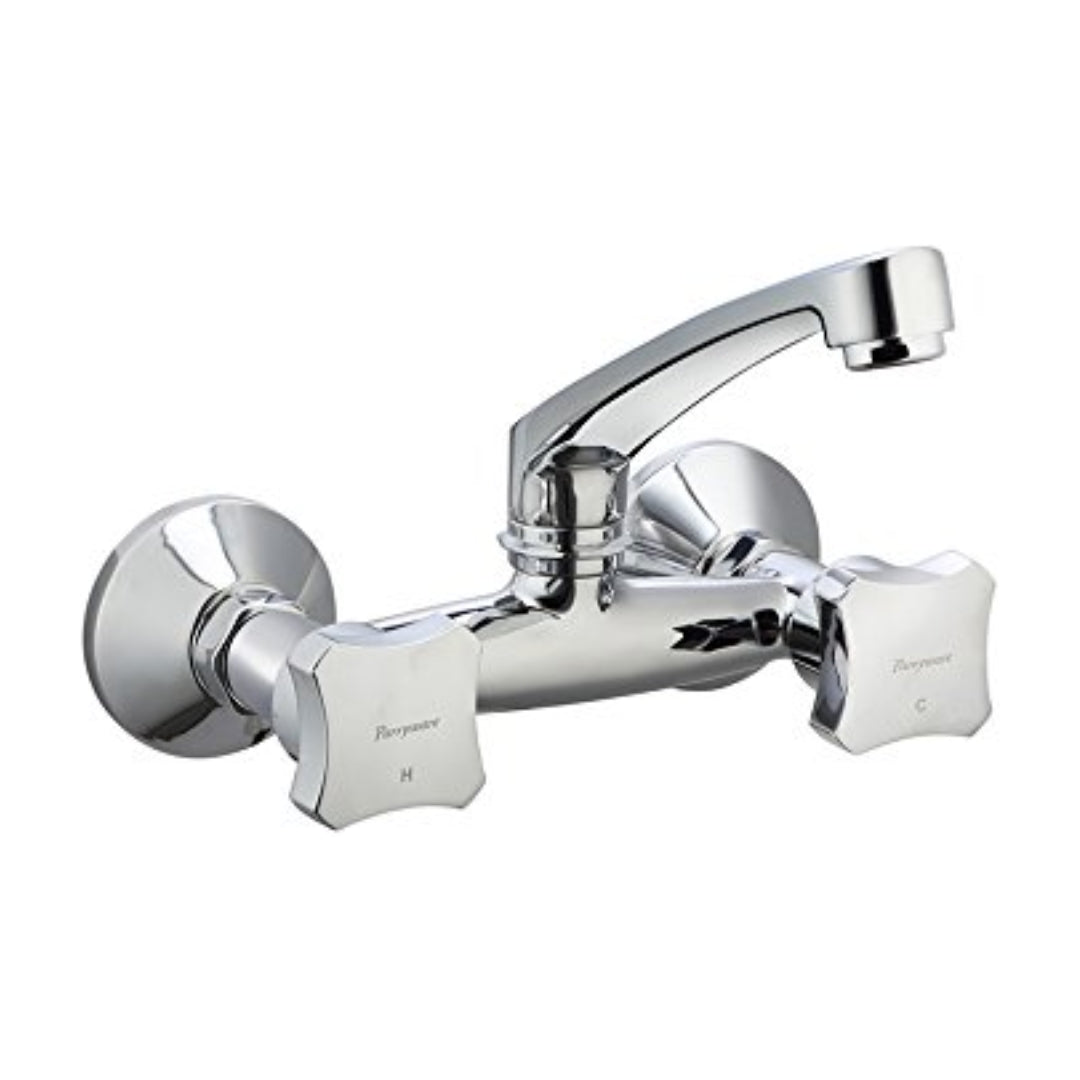 Parryware Wall Mounted Regular Kitchen Sink Tap Jade G0235A1 with Swinging Spout in Chrome Finish