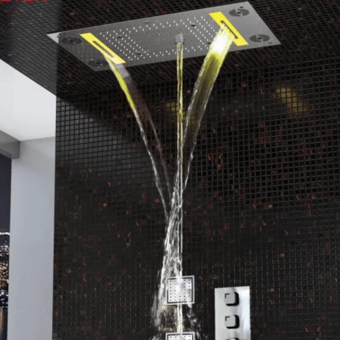 Colston Multi Flow Overhead Shower GEMINI MX CH - Chrome