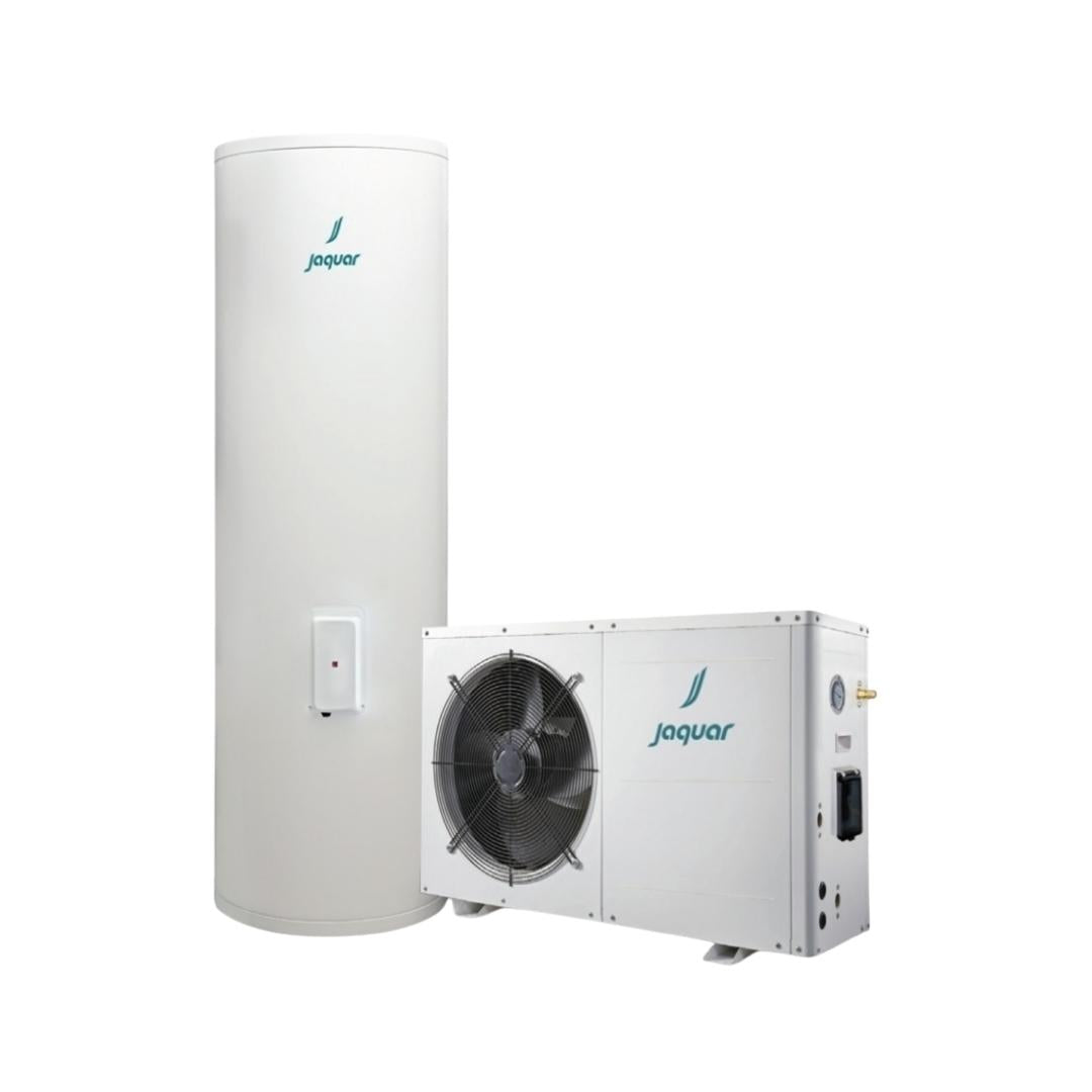 Jaquar Electric Floor Mounting Vertical 500 Ltr Heat Pump Intergra-X Split Heat Pump HPS-WHT-500X in White finish on
