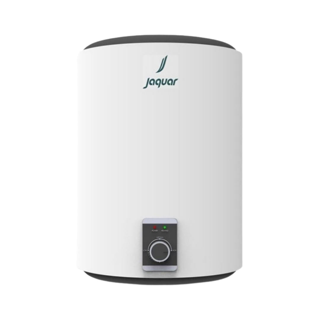 Jaquar Electric Wall Mounting Vertical 10 Ltr Storage Water Heater Meta Manual Vertical MET-WHT-PV010 in White finish on