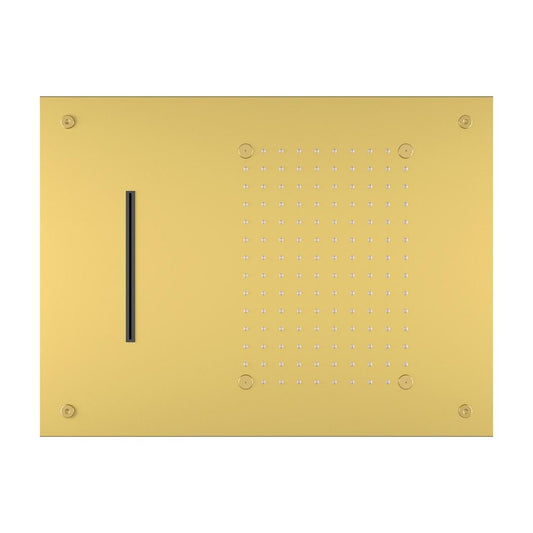 Colston Multi Flow Overhead Shower BRISBANE MIST GL - Gold