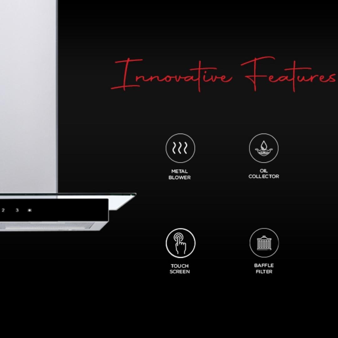 Carysil 90 cm Wall Mounted Chimney Wall Mounted Series GUSTO 90