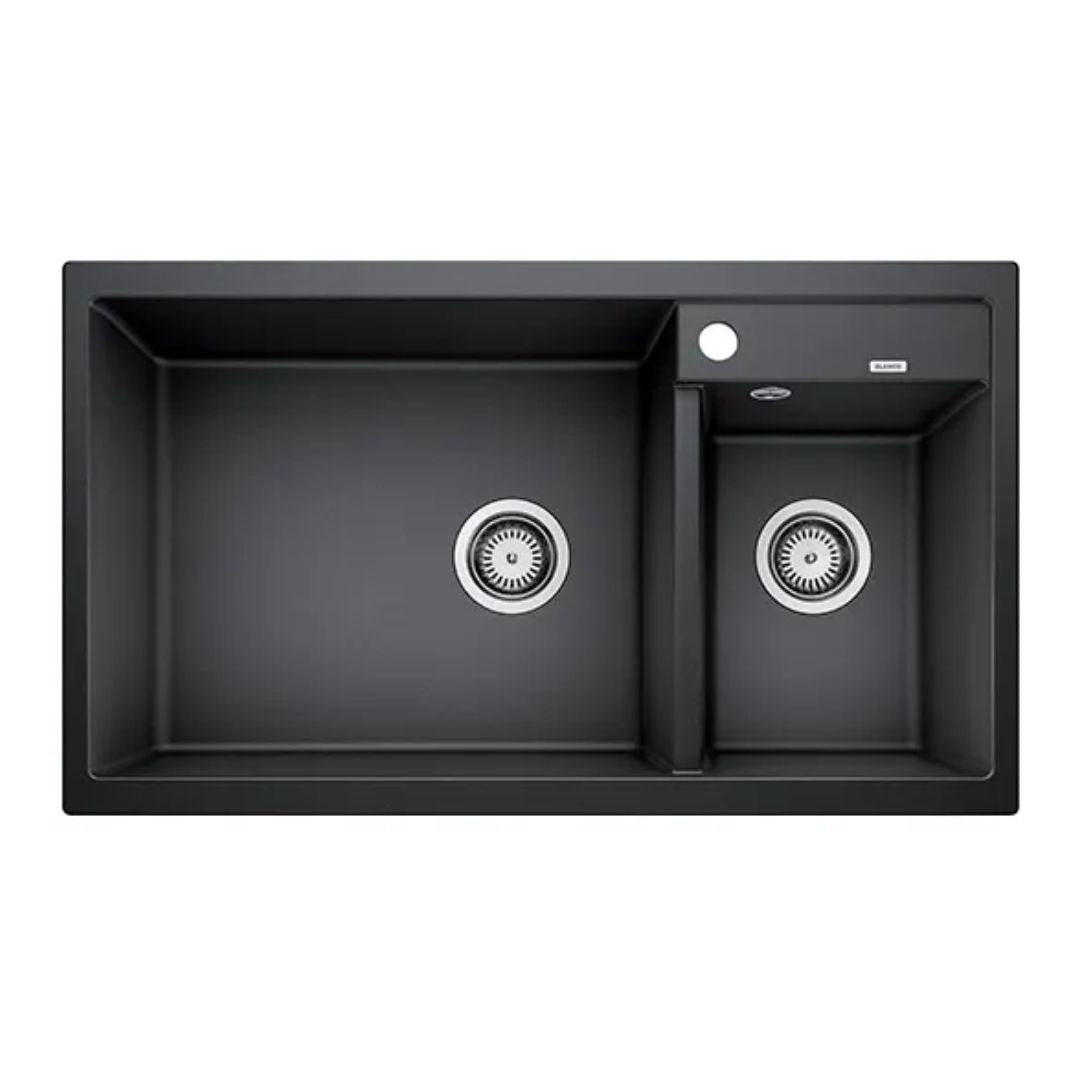 Hafele Silgranit Sink Blanco Metra BLANCO METRA 9 SILGRANIT ( 34 x 20 inches ) - Anthracite