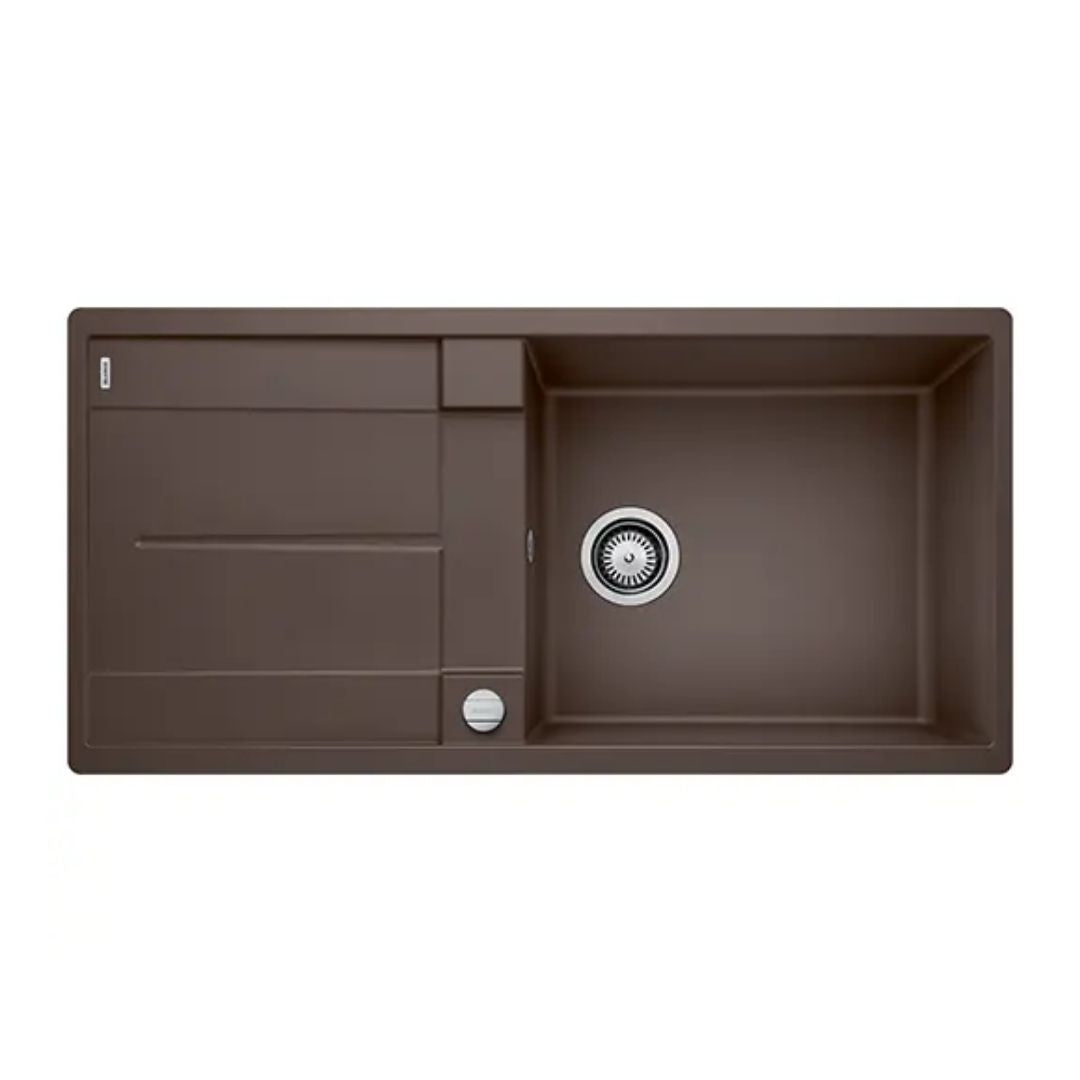 Hafele Silgranit Sink Blanco Metra BLANCO METRA XL 6 S SILGRANIT ( 39 x 20 inches ) - Coffee