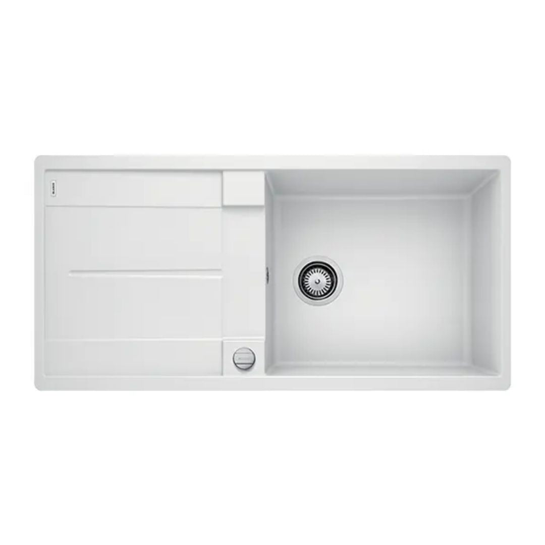 Hafele Silgranit Sink Blanco Metra BLANCO METRA XL 6 S SILGRANIT ( 39 x 20 inches )  -  White