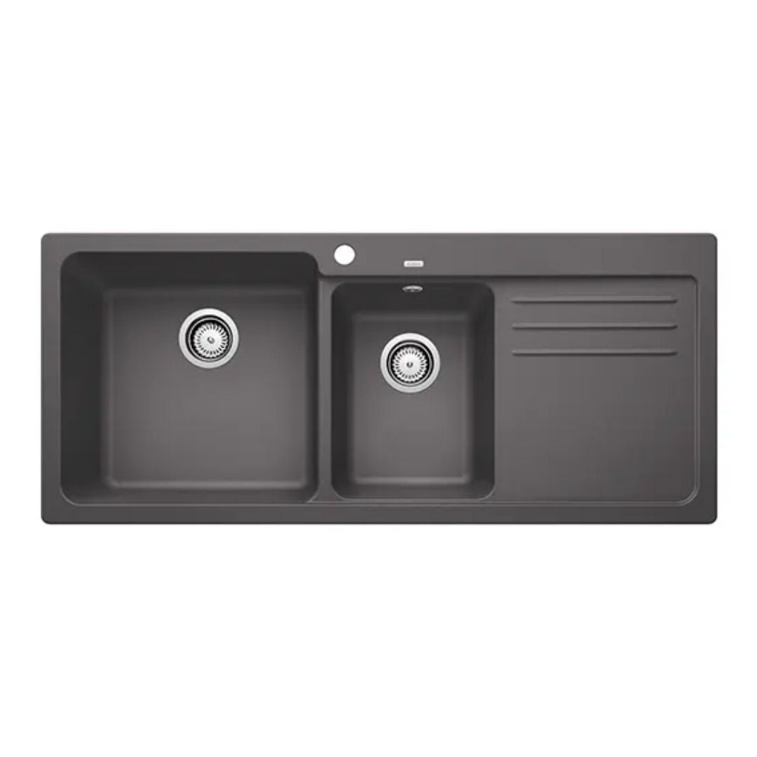Hafele Silgranit Sink Blanco Naya BLANCO NAYA 8 S SILGRANIT ( 46 x 20 inches ) - Rock Grey
