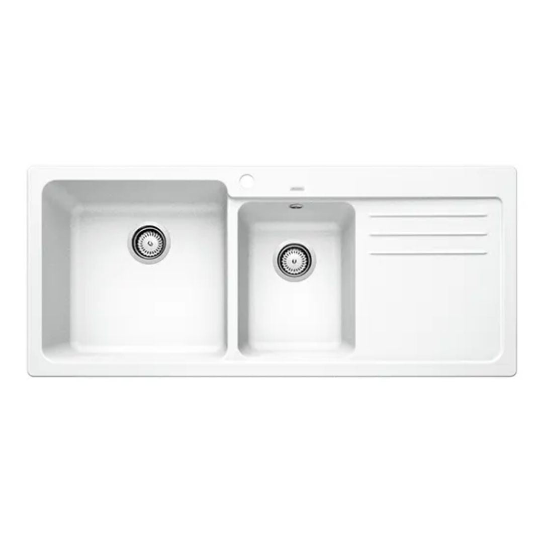 Hafele Silgranit Sink Blanco Naya BLANCO NAYA 8 S SILGRANIT ( 46 x 20 inches ) - White