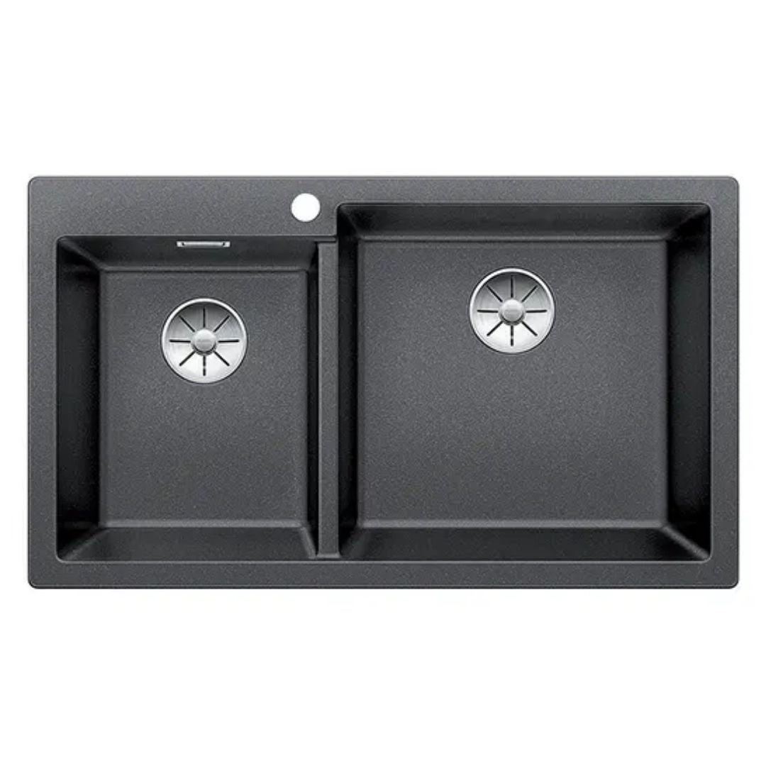 Hafele Silgranit Sink Blanco Pleon BLANCO PLEON 9 SILGRANIT ( 34 x 20 inches )  -  Anthracite