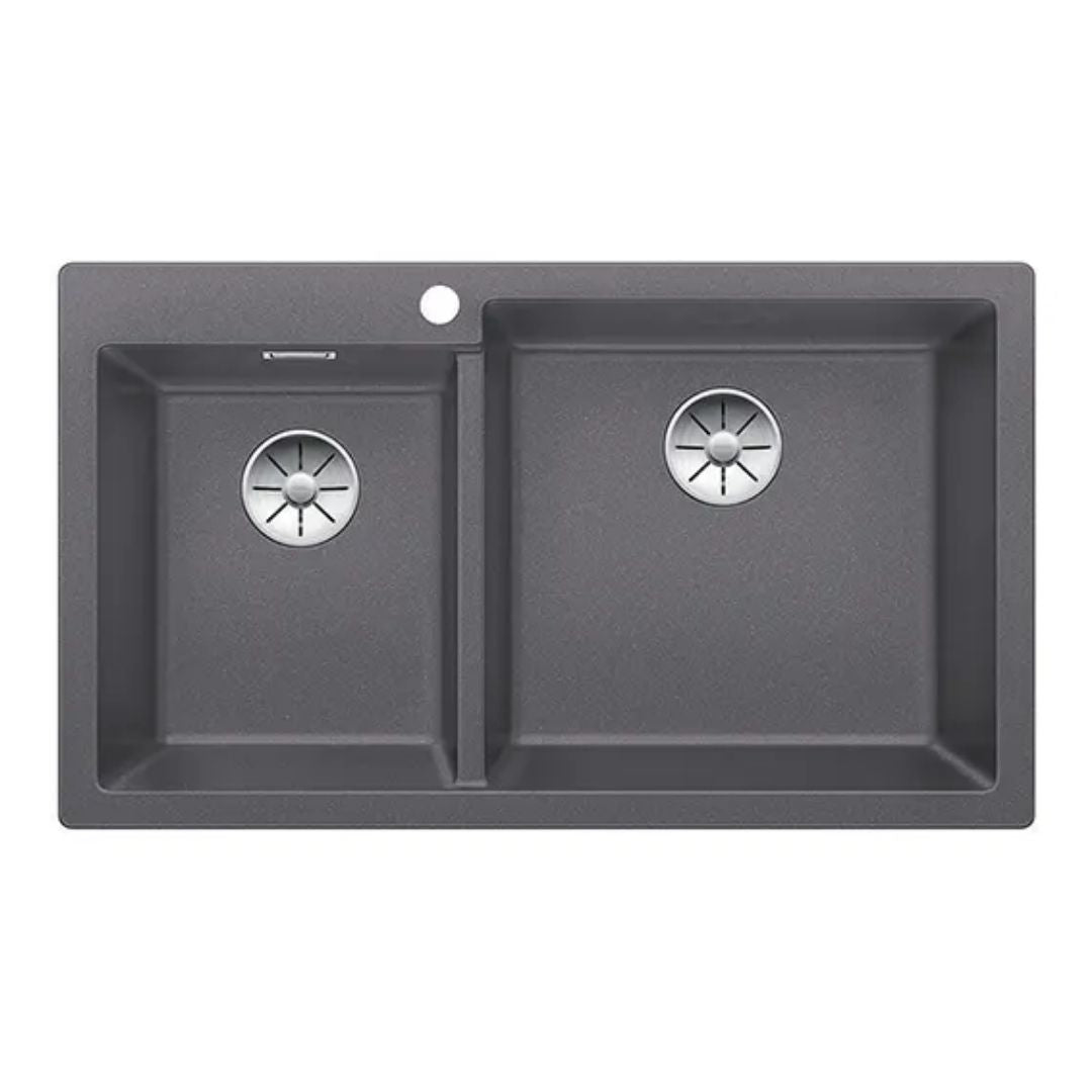 Hafele Silgranit Sink Blanco Pleon BLANCO PLEON 9 SILGRANIT ( 34 x 20 inches )  -  Rock Grey