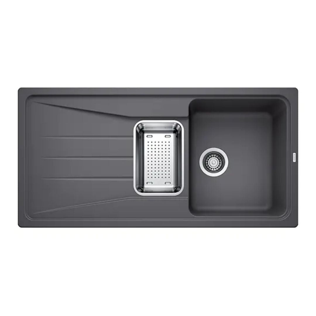 Hafele Silgranit Sink Blanco Sona BLANCO SONA 6 S SILGRANIT ( 39 x 20 inches )  -  Rock Grey