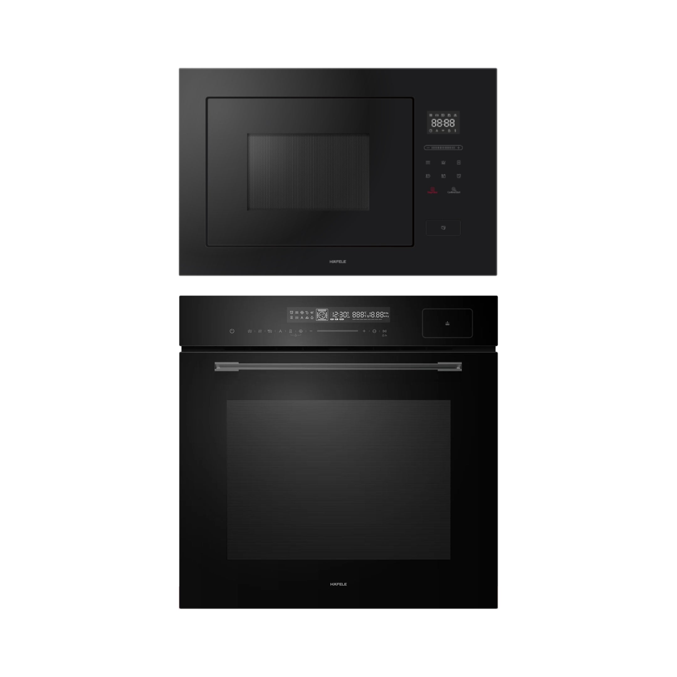 Hafele Built In Oven with Full Steam MIDORA FULL STEAM OVEN + Hafele Built-In Microwave ENZO