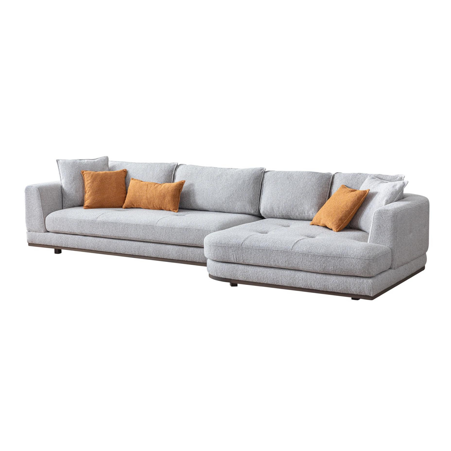 Aero 3 Seater Sofa with Chaise & Table