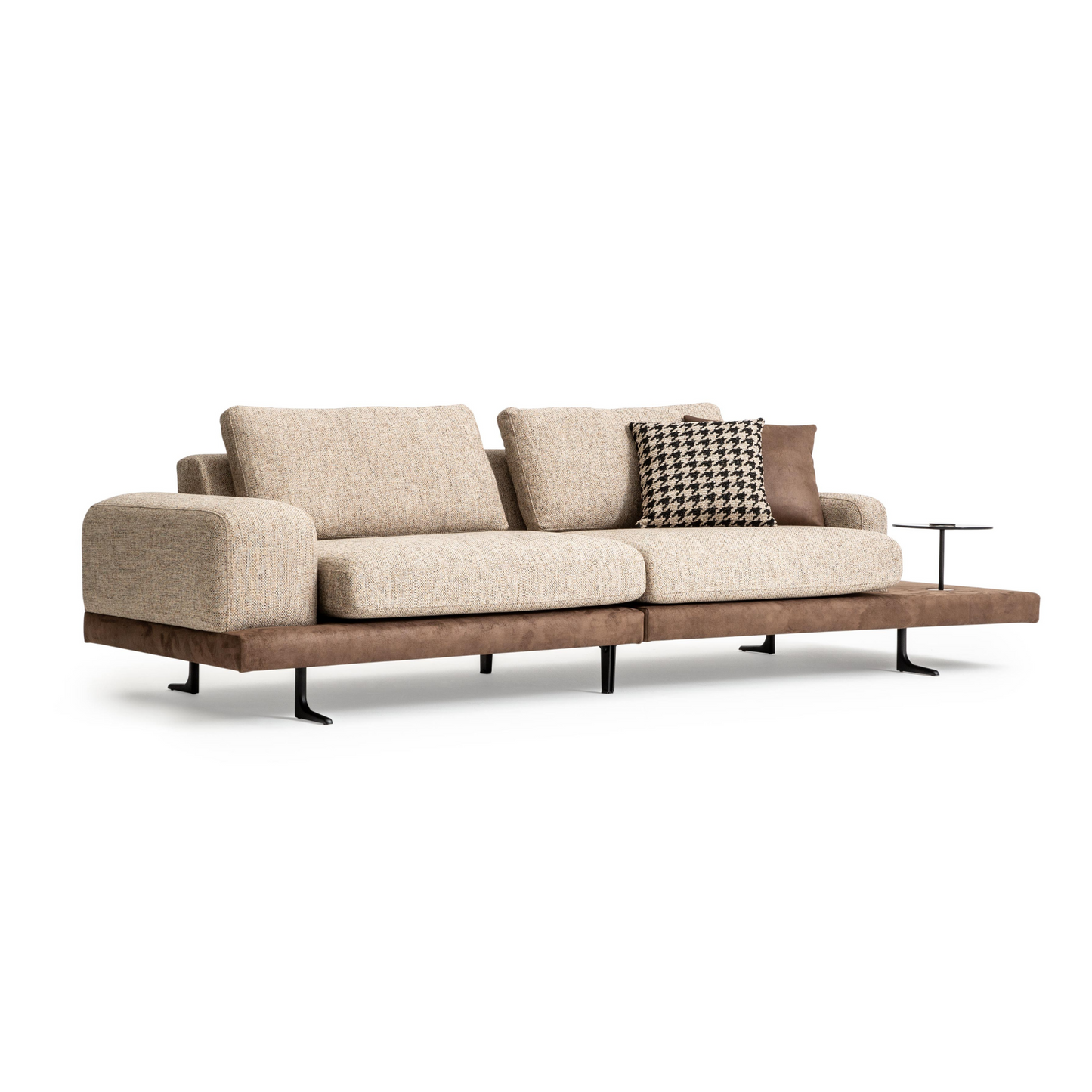 Verano 3 Seater Sofa with Glass Table