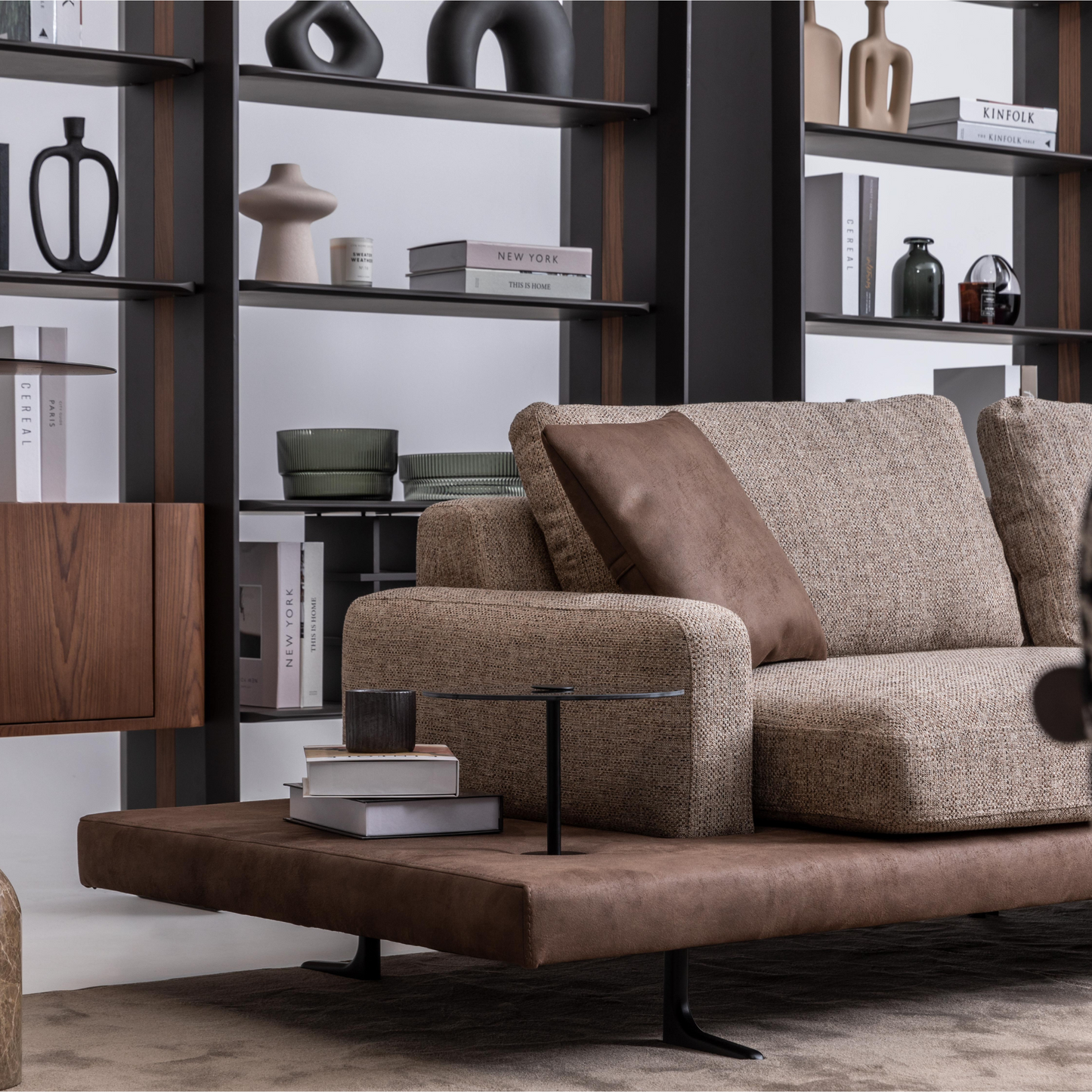 Verano 3 Seater Sofa with Glass Table