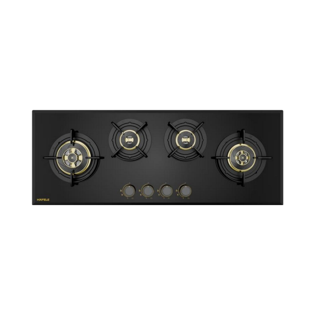 Hafele 90 cm Wall Mounted Chimney TERESA NEO I-90 BLDC + Hafele 100 cm 4 Burner Hob Altius Plus Series ALTIUS PLUS 000