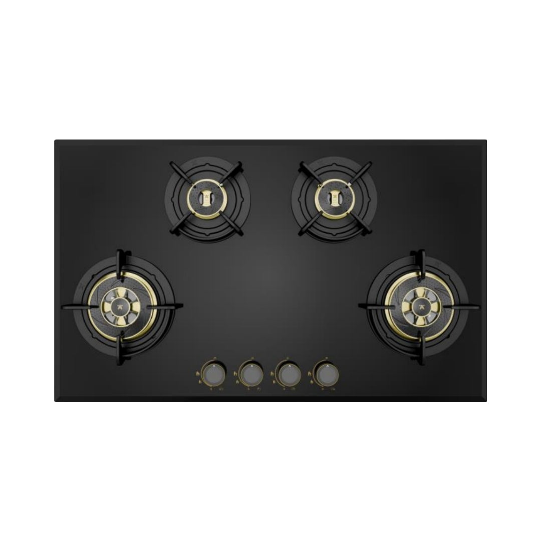 Hafele 90 cm Wall Mounted Chimney TERESA NEO I-90 BLDC + Hafele 86 cm 4 Burner Hob Altius Plus Series ALTIUS PLUS 490