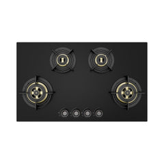 Hafele 86 cm 4 Burner Hob Altius Plus Matt Series ALTIUS PLUS MATT GLASS 490
