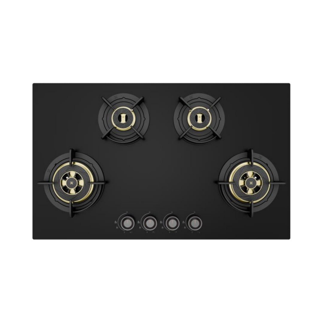 Hafele 90 cm Wall Mounted Chimney TERESA T-90 BLDC + Hafele 86 cm 4 Burner Hob Altius Plus Matt Series ALTIUS PLUS MATT GLASS 490