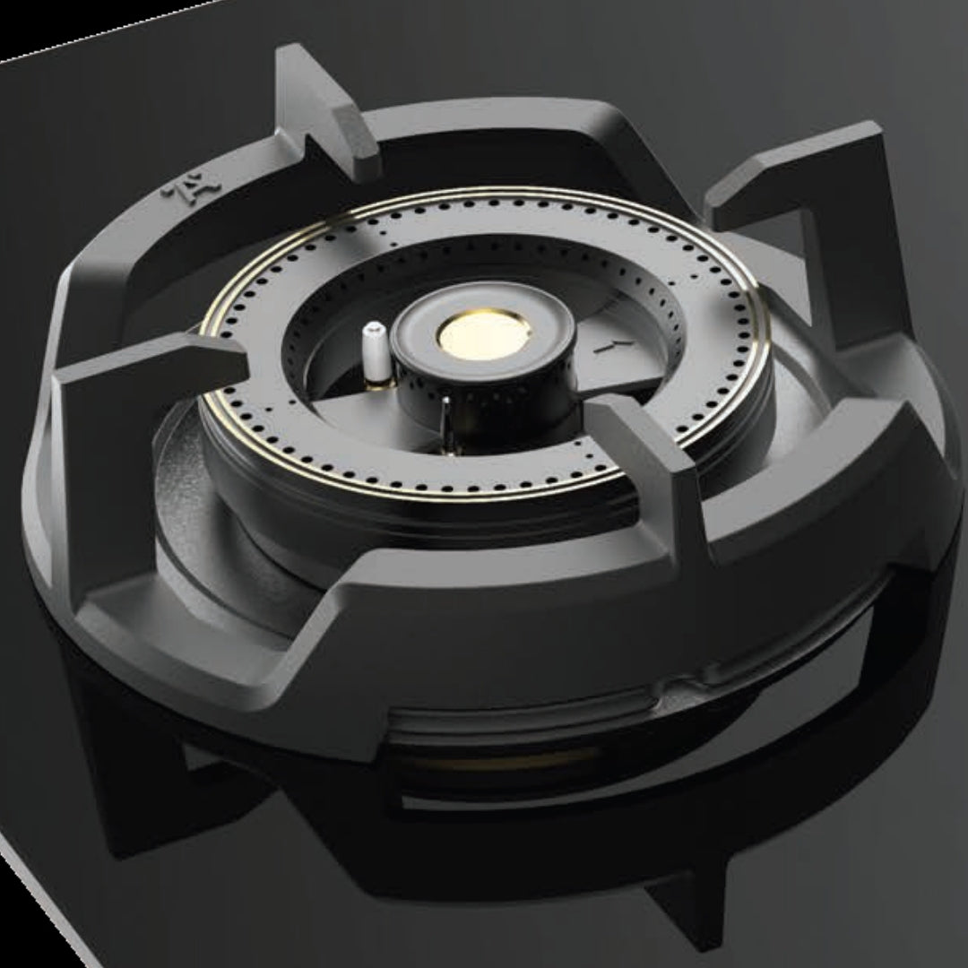 Hafele Built In Oven AURORA 80 + Hafele Built-In Microwave AURORA 25 + Hafele 60 cm Wall Mounted Chimney Essentia Series RENATA INCLINED 60 + Hafele 70 cm 4 Burner Hob Essentia Series AUGUSTA 470 + Hafele Free Standing Dishwasher AQUA NOIR 13 FS with 13 Place Settings